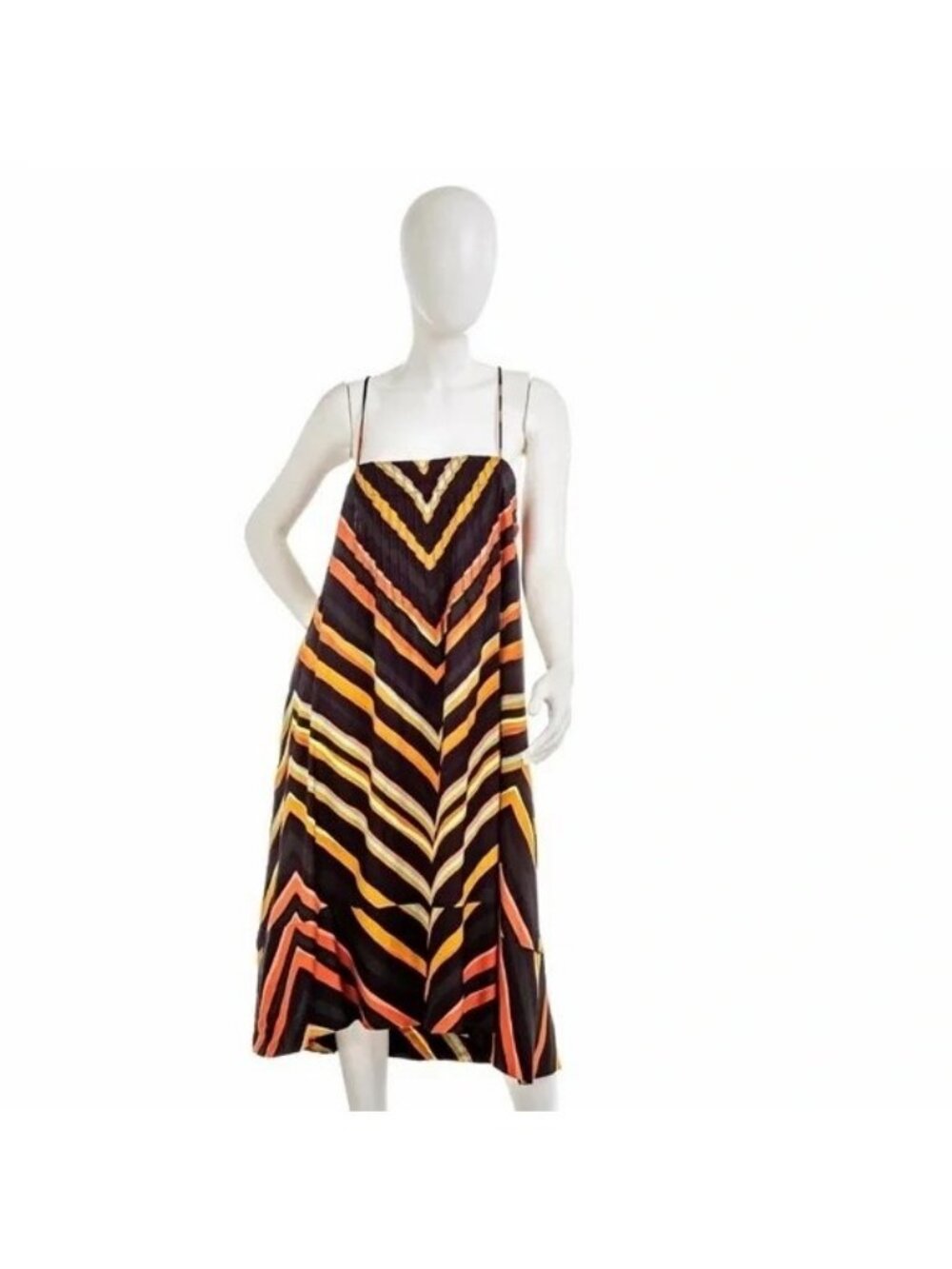 Anthropologie Runi Chevron Midi Dress - Picture 4 of 8